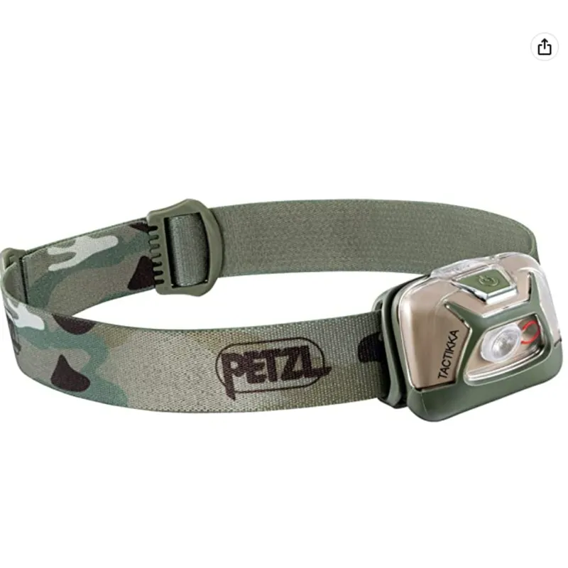 Petzl Tactikka Headlamp  in Camo